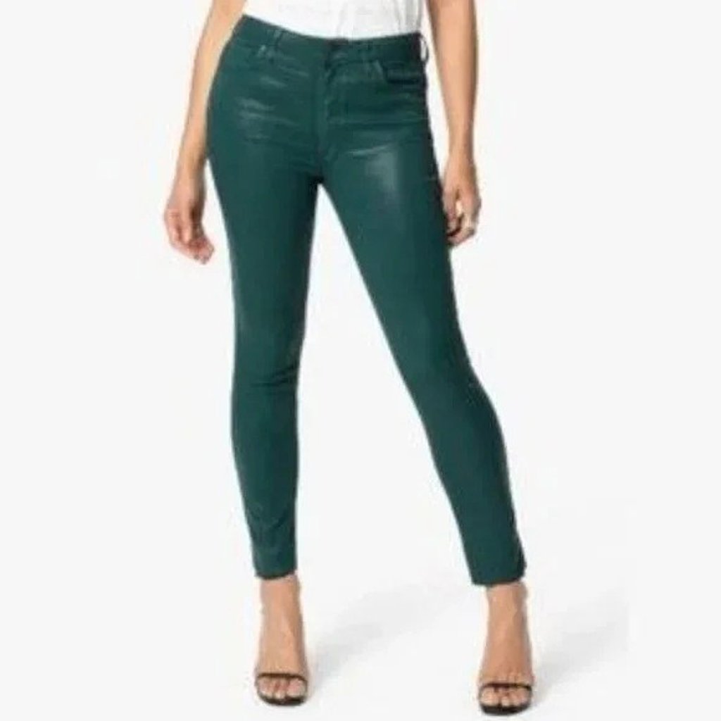 Hot Item Lf Carmar Green Wax Coated Jeans